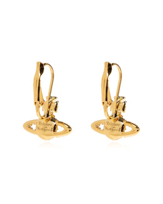 Vivienne Westwood Brown Brass Earrings