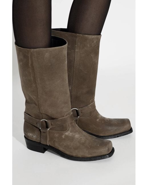 Golden Goose Deluxe Brand Brown 'Biker Frye' Ankle Boots