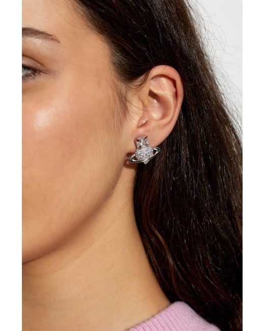 Vivienne Westwood Metallic 'Agnatha' Earrings