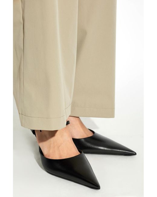Balenciaga White Heeled Shoes "Avenue"