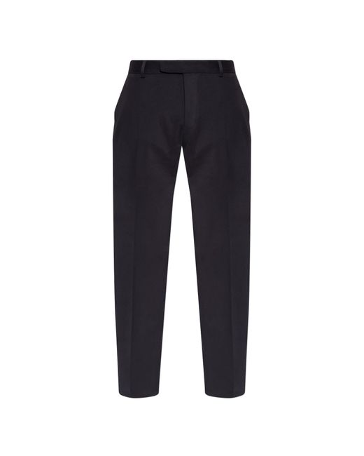 Brioni Blue Cotton Trousers for men