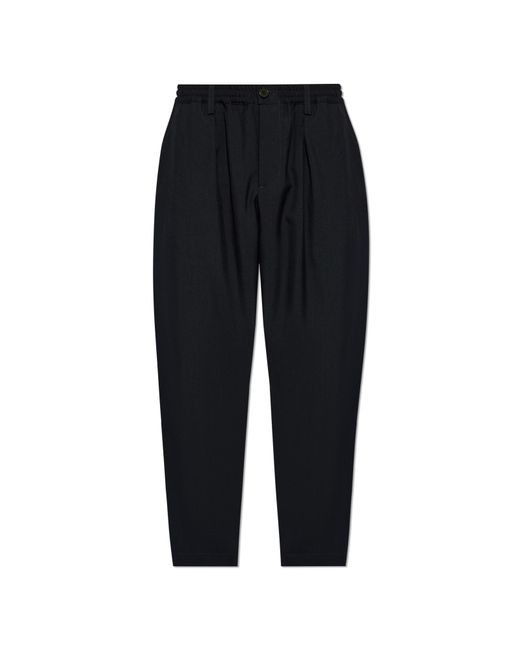 Marni Black Wool Trousers for men