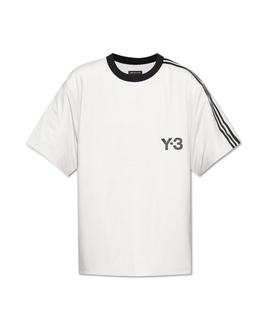 Y-3 White T-Shirt With Padding for men