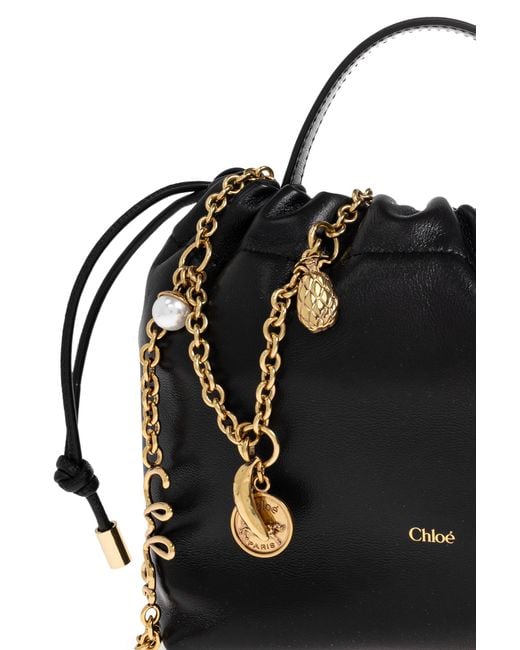 Chloé Black "Chloe Icons Mini" Handheld Bag