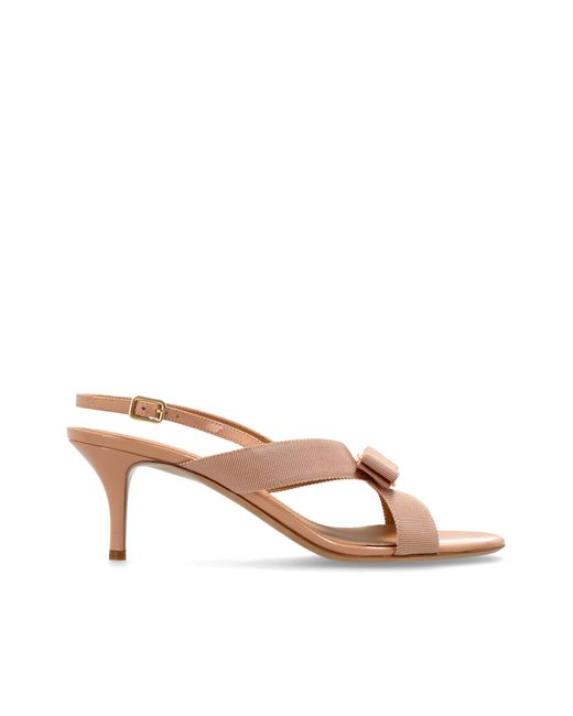 Ferragamo Brown Heeled Sandals "Rima"