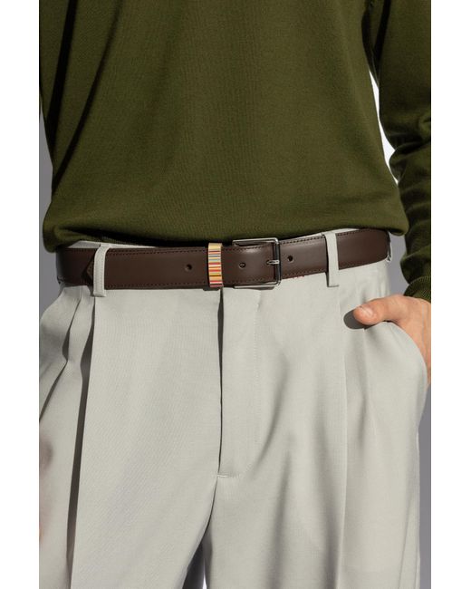 Paul Smith Brown Leather Belt for men