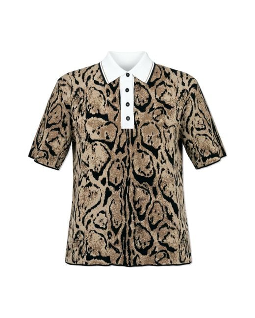 Stella McCartney Brown Polo 'Cloud'