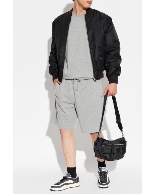 DIESEL Gray Shorts "Lucas-D-Core" for men
