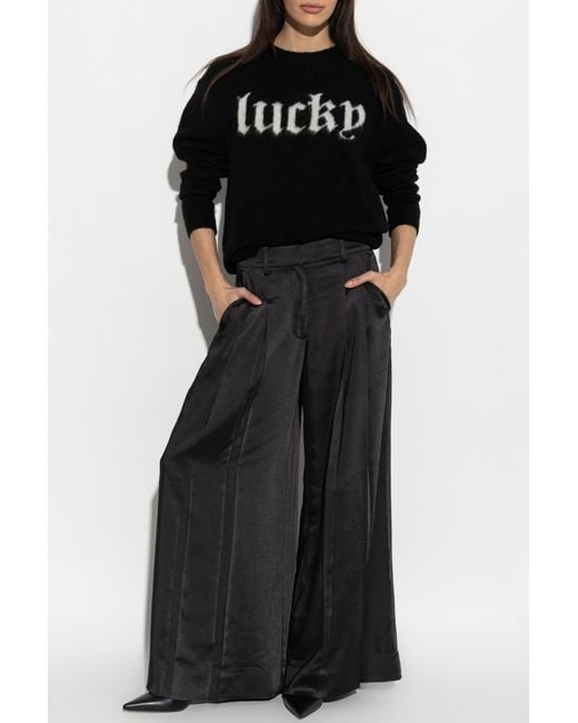 AllSaints Black Sweater 'Lucky'
