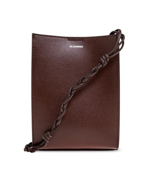 Jil Sander Brown Shoulder Bag