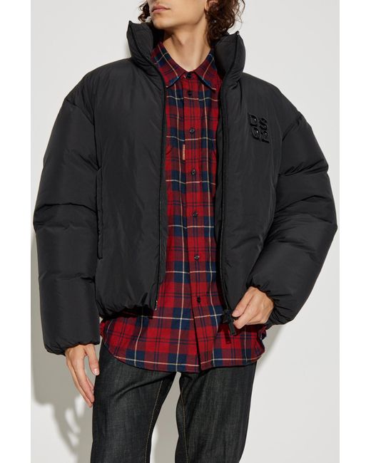 DSquared² Black Down Jacket for men
