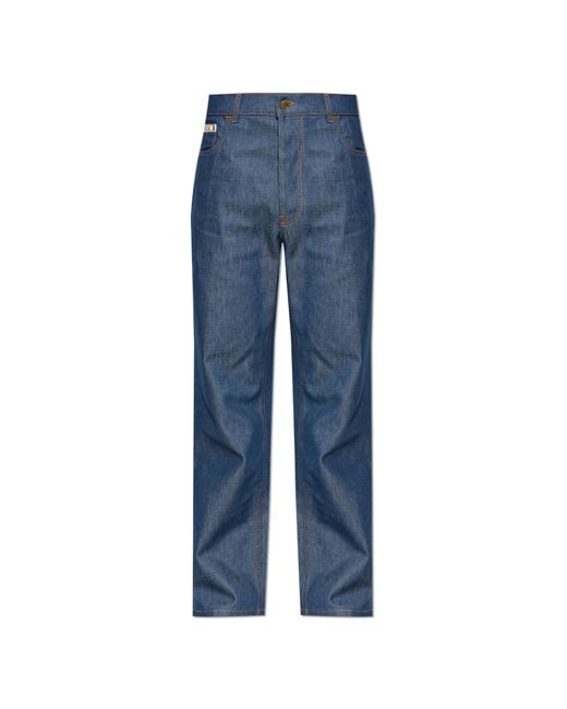 Moschino Blue Jeans With Slightly Tapered Legs for men
