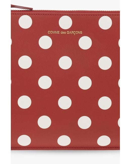 Comme des Garçons Red Polka Dot Pouch