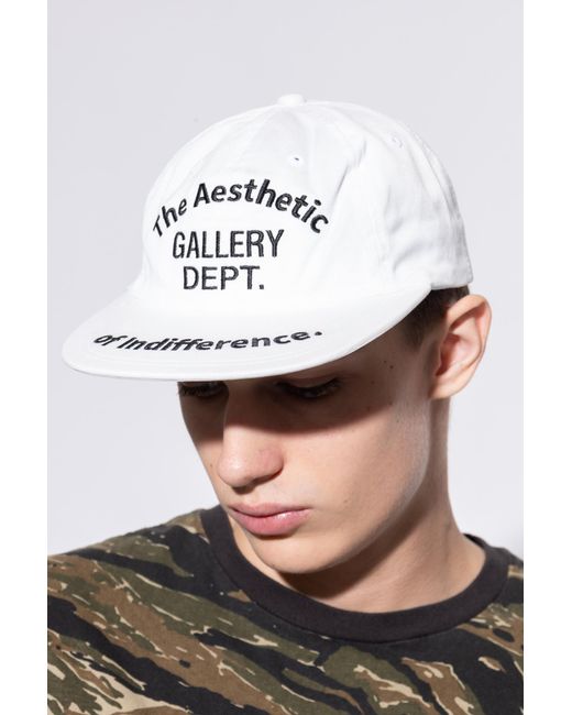 GALLERY DEPT. White Baseball Cap for men