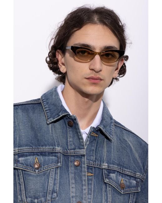 McQueen White Sunglasses