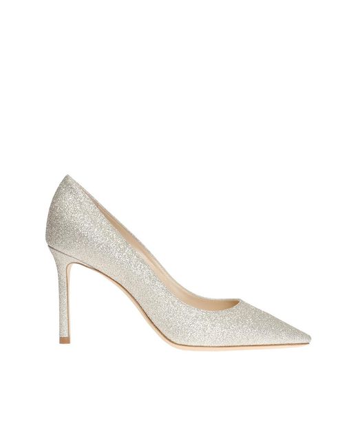 Jimmy Choo White 'Romy' Pumps