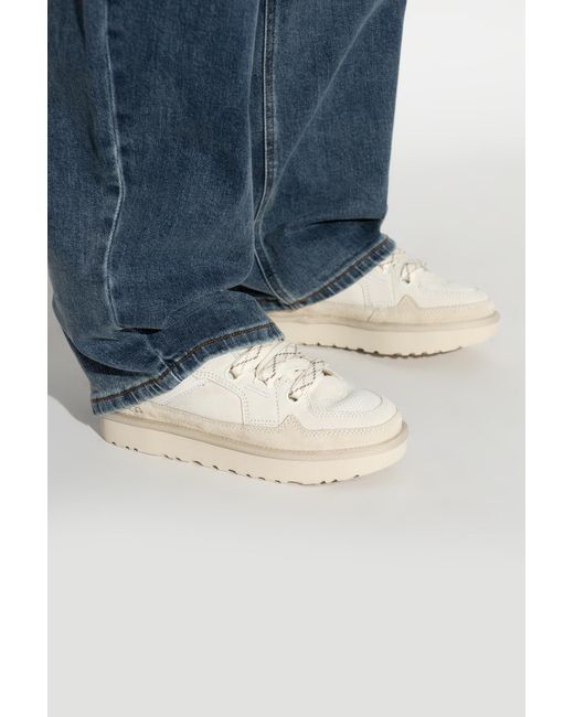 Ugg White Sports Shoes 'W Lo Lowmel'
