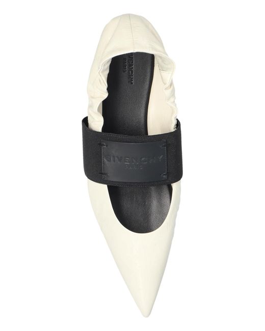 Givenchy White 'Crush' Ballerinas