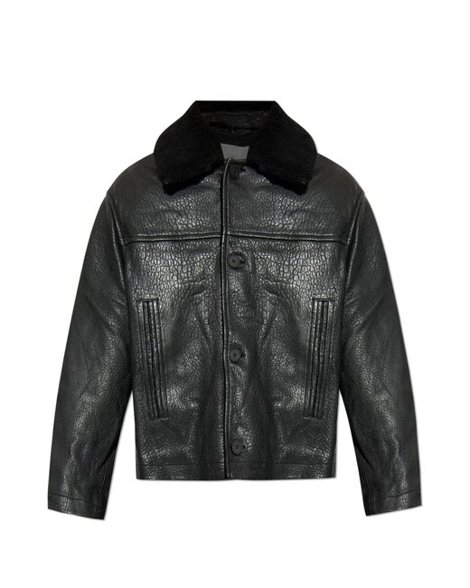 Studio Nicholson Black Wool Sweater 'Moray' for men
