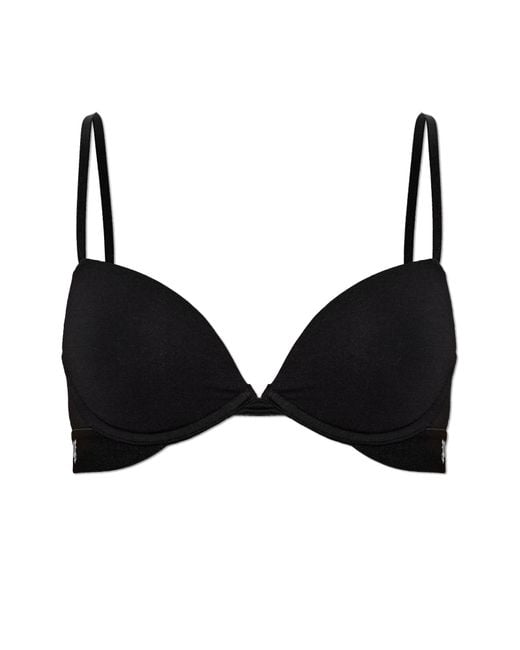 Palm Angels Black Push-Up Bra