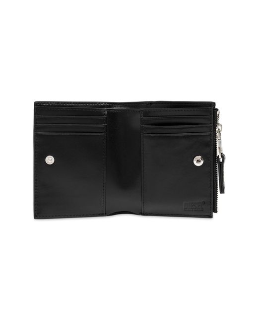 DIESEL Black Wallet 1Dr Bi-Fold Zip Ii