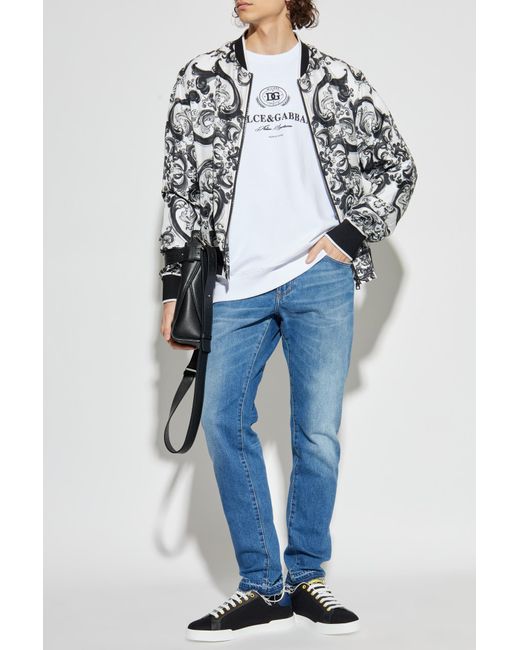 Dolce & Gabbana Blue Dolce & Gabbana Slim Jeans for men