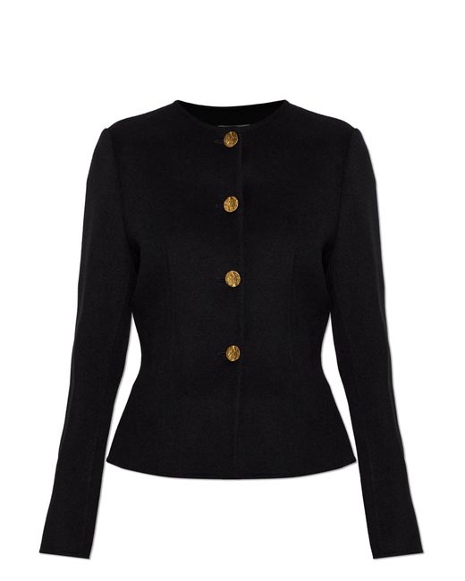 Arma Black Wool Jacket 'Lorena'