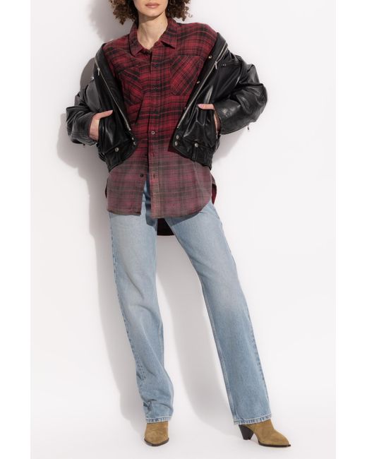 Re/done Blue Jeans With Straight Legs