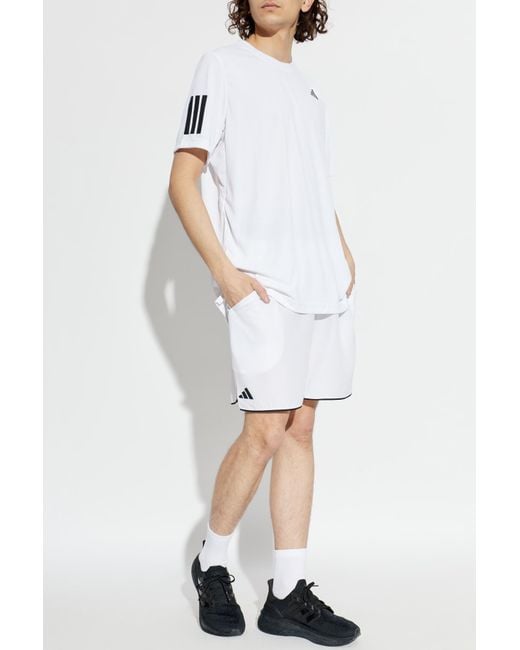 Adidas Originals White T-Shirt With Logo for men