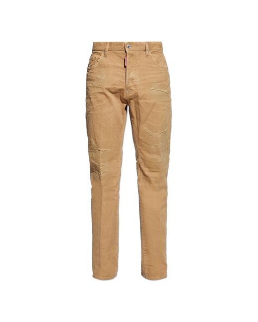 DSquared² Brown Jeans '642' for men