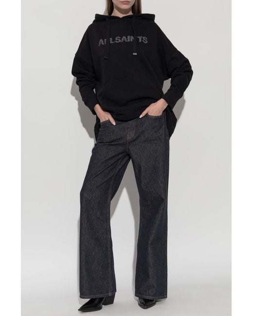 AllSaints Black Sweatshirt "Pins"