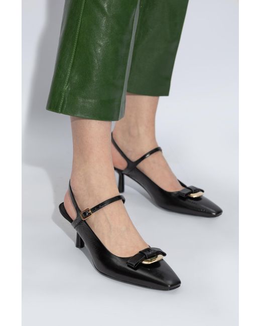 Ferragamo Green ‘Ophelia’ High Heels