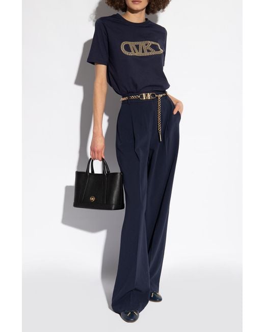 Michael kors 2024 flats navy