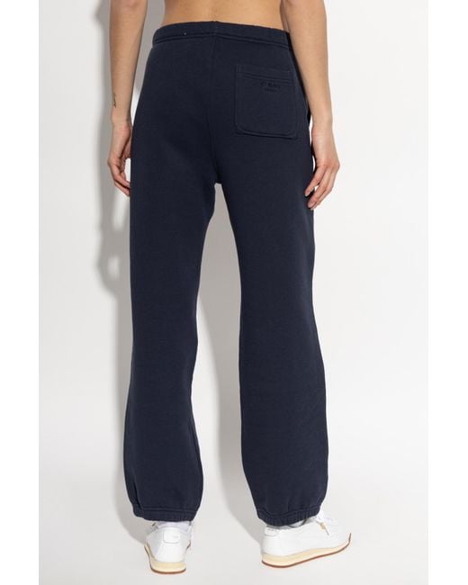 KENZO Blue Sweatpants With Patch