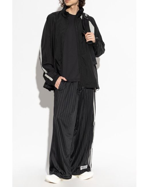 Y-3 Black Jacket With Logo for men
