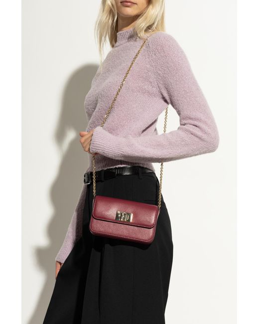 Furla Purple Shoulder Bag '1927 Mini'