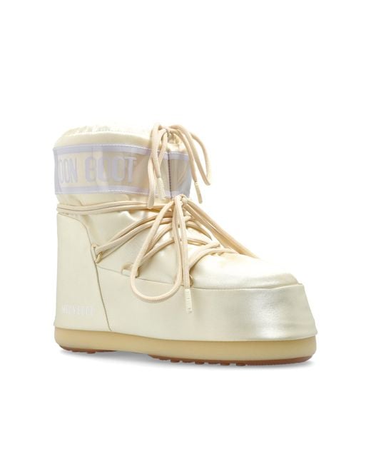 Moon Boot Natural 'Icon Low Pearly' Snow Boots