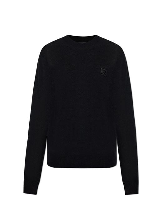 Amiri Black Cashmere Sweater for men