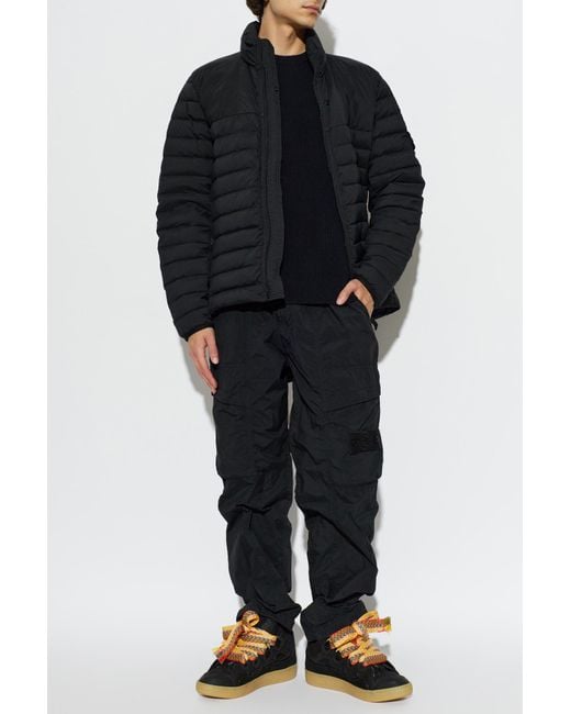 Stone Island Blue Wool Sweater for men