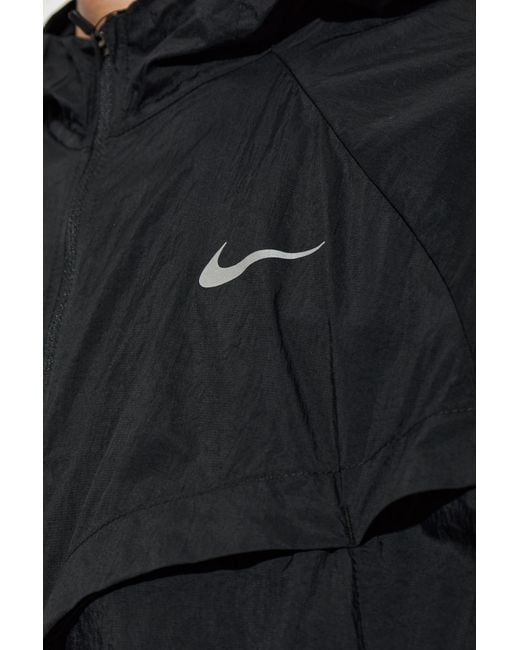 Nike Black Hooded Jacket for men