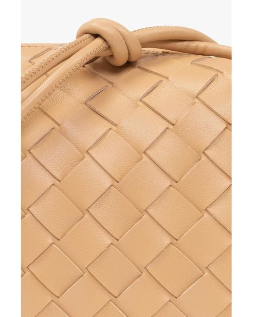 Bottega Veneta Natural Medium Loop Camera Handbag
