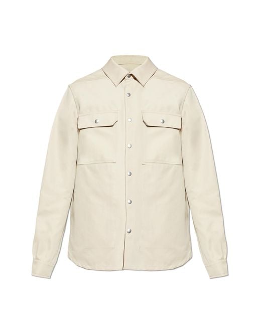 Rick Owens Natural Denim Jacket for men