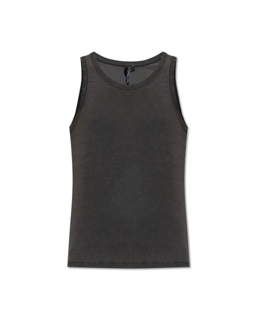 Entire studios Black Ribbed Top