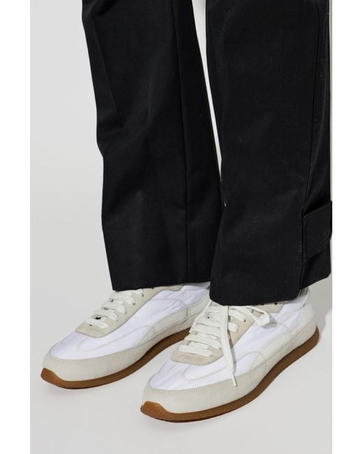 McQueen White Sports Shoes With Logo for men