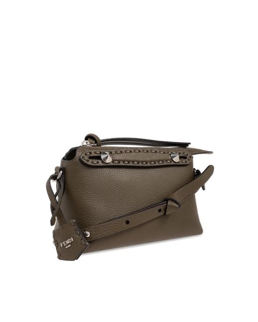 Fendi Brown Shoulder Bag By The Way Selleria Mini