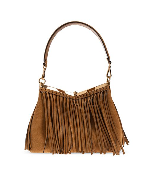 Etro Brown Handbag 'Vela Medium'