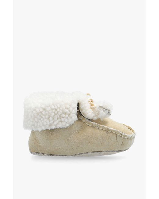 Bonpoint White Baby Shoes