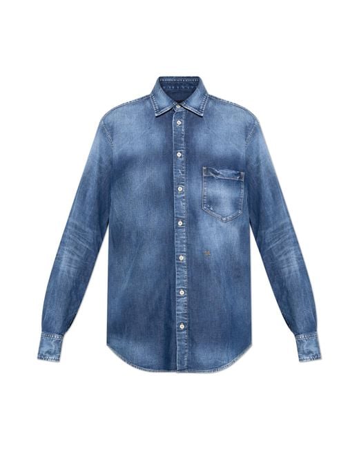 DSquared² Blue Denim Shirt