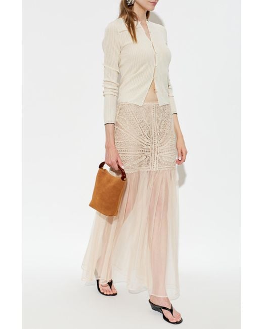 Ulla Johnson White 'Tulle' Skirt