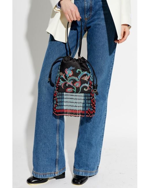 Etro Blue Handbag "Kalispera Small"